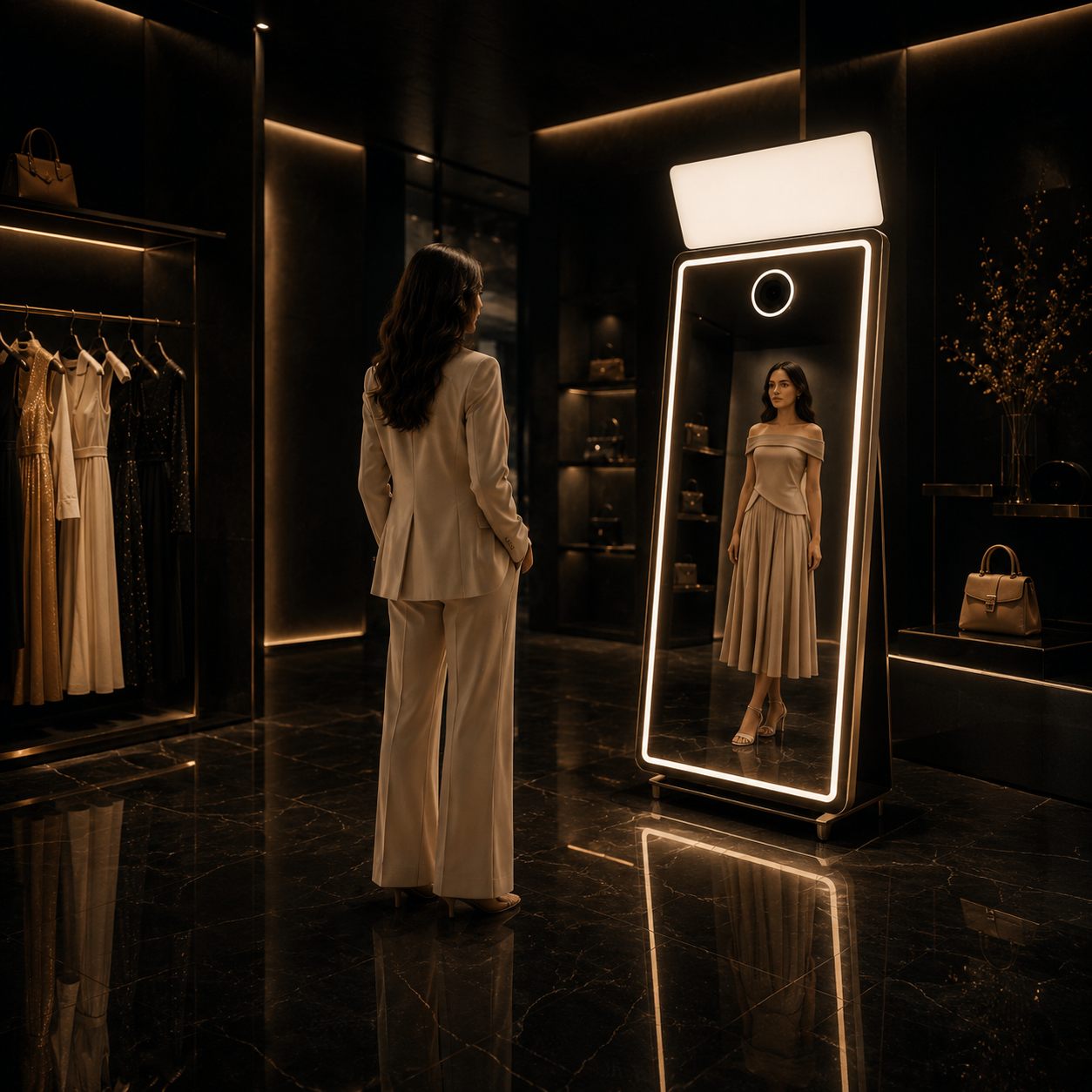 A GLAS experience in a luxury boutique