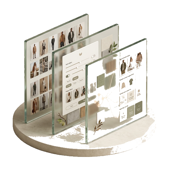 Create: build AI looks and branded intake in GLAS