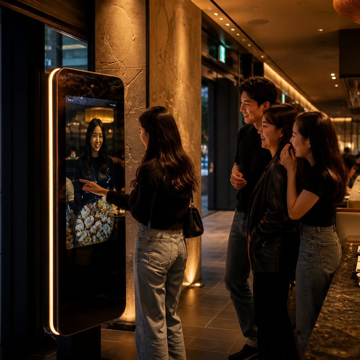 GLAS experience in an upscale hospitality venue
