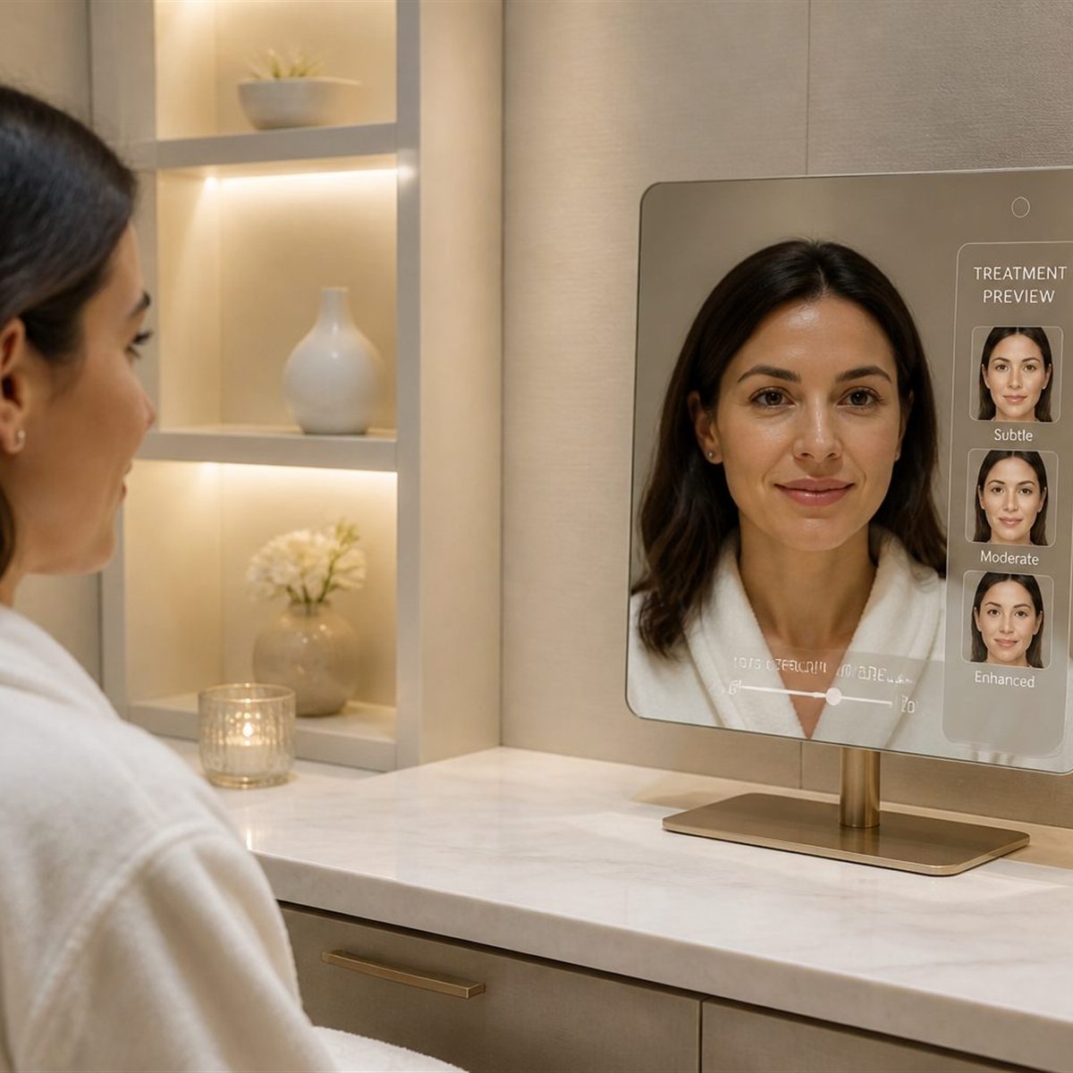GLAS Beauty experience in a luxury med spa